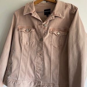 Dusty pink jean jacket